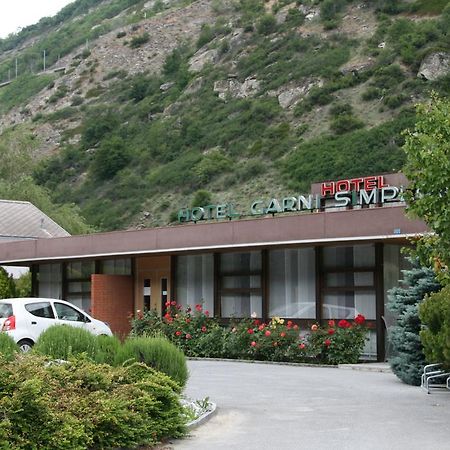Hotel Garni Simplon Brigerbad Exterior foto